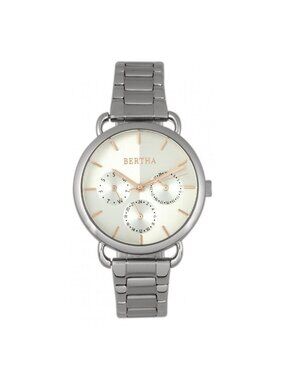 NWT Bertha Gwen Silver Dial Ladies Watch